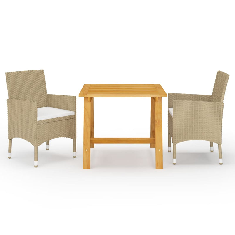 3-delige Tuinset beige MeubelReus