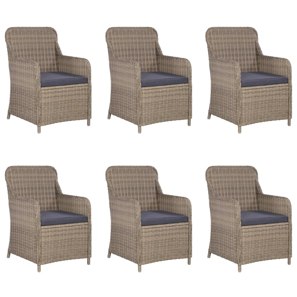 7-delige Tuinset bruin MeubelReus