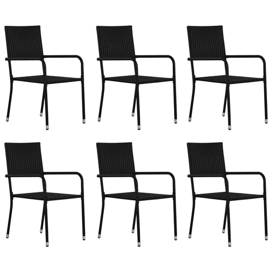 7-delige Tuinset zwart MeubelReus