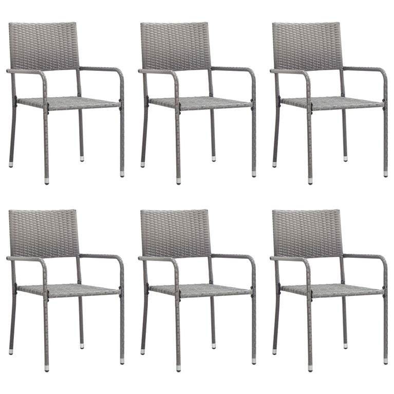 7-delige Tuinset grijs