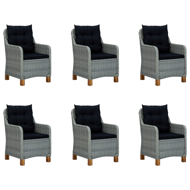 7-delige Tuinset lichtgrijs MeubelReus