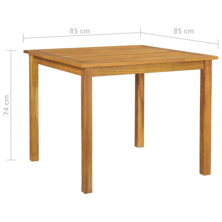 3-delige Tuinset grijs