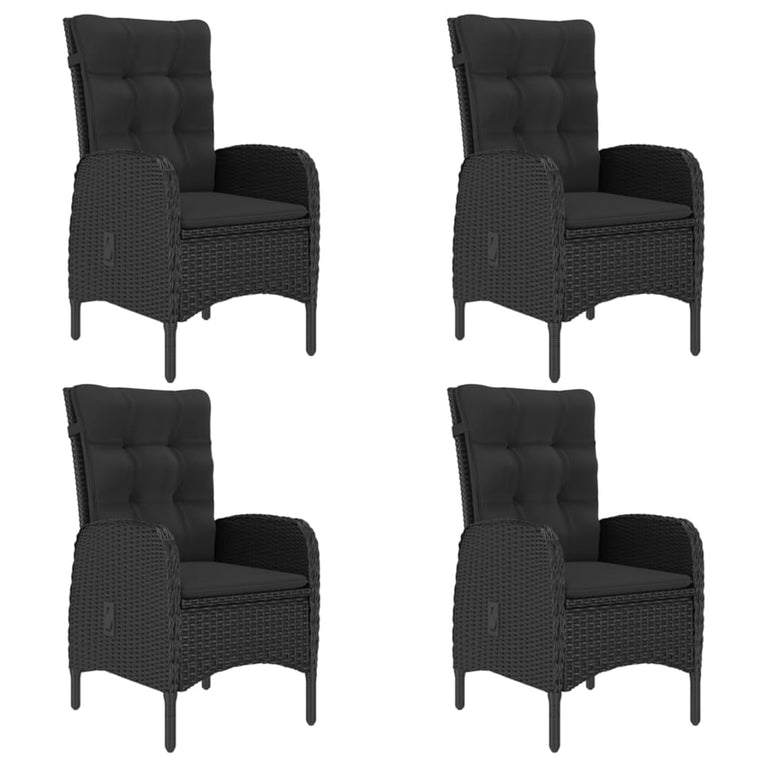 5-delige Tuinset zwart MeubelReus