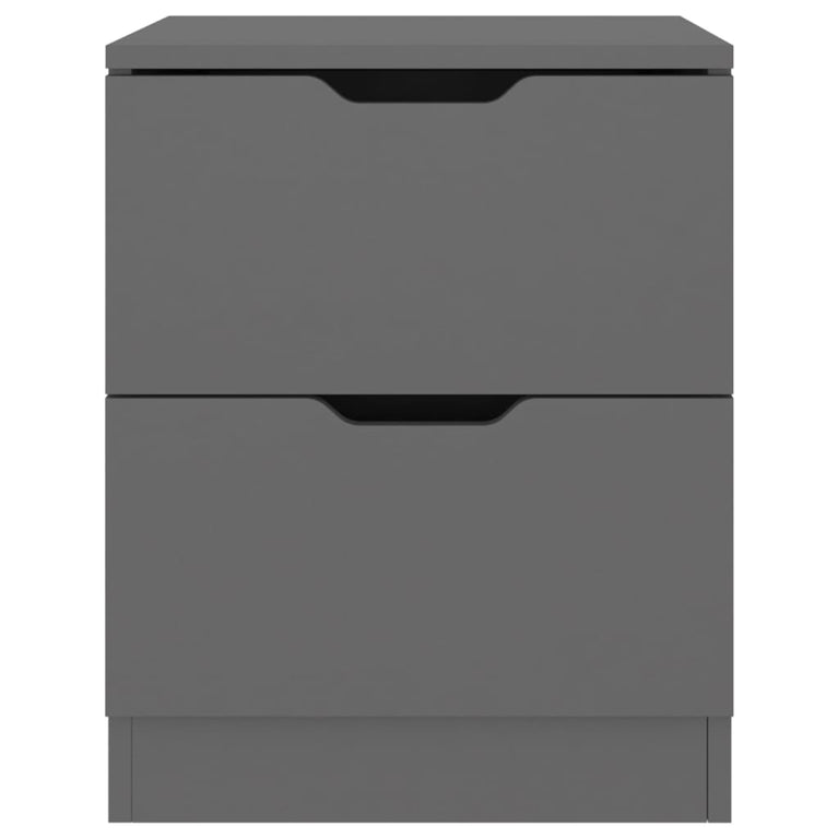 Nachtkastjes 2 st 40x40x50 cm spaanplaat grijs MeubelReus
