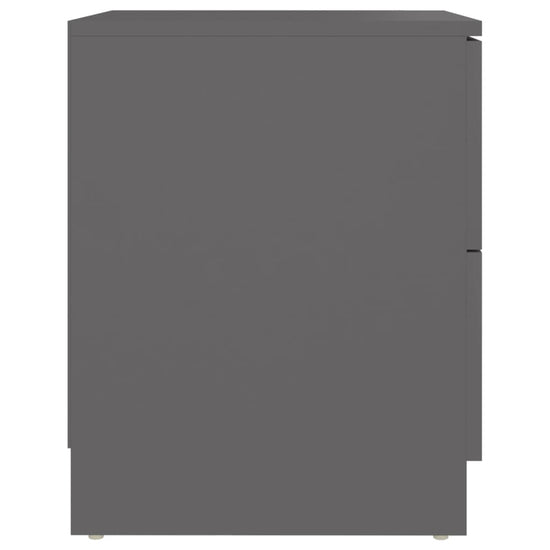 Nachtkastjes 2 st 40x40x50 cm spaanplaat grijs MeubelReus