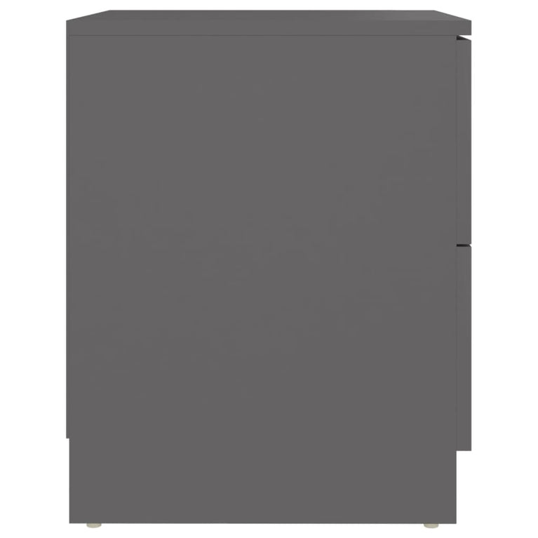 Nachtkastjes 2 st 40x40x50 cm spaanplaat grijs MeubelReus