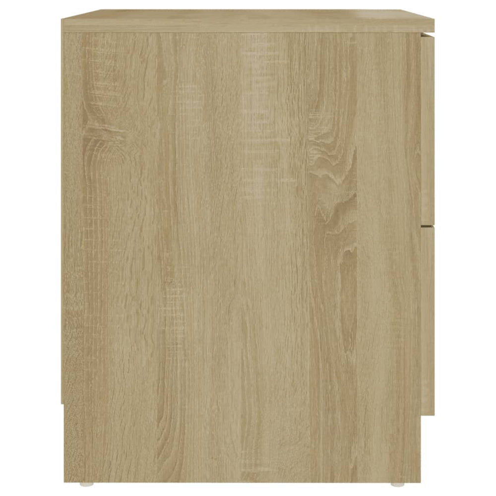 Nachtkastjes 2 st 40x40x50 cm spaanplaat sonoma eikenkleurig MeubelReus