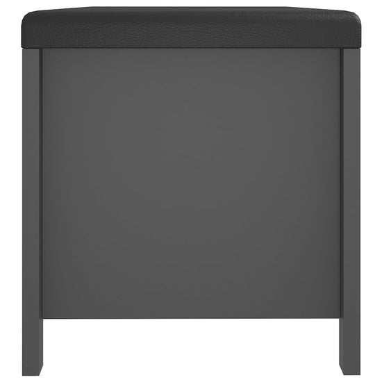 Opbergbox met kussen 105x40x45 cm spaanplaat grijs MeubelReus