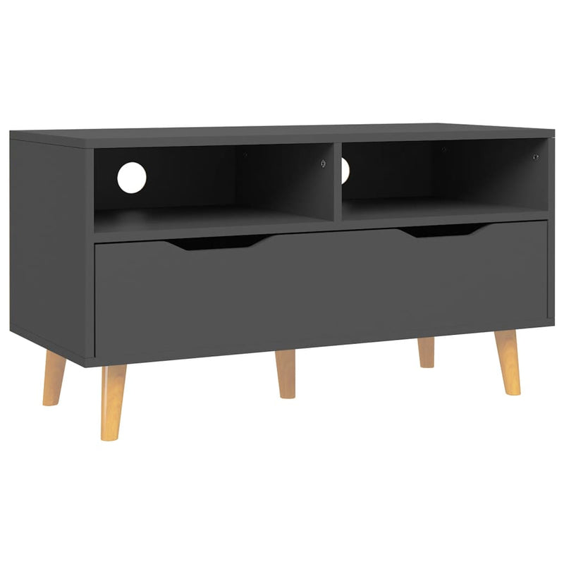 Tv-meubel 90x40x48,5 cm bewerkt hout grijs MeubelReus