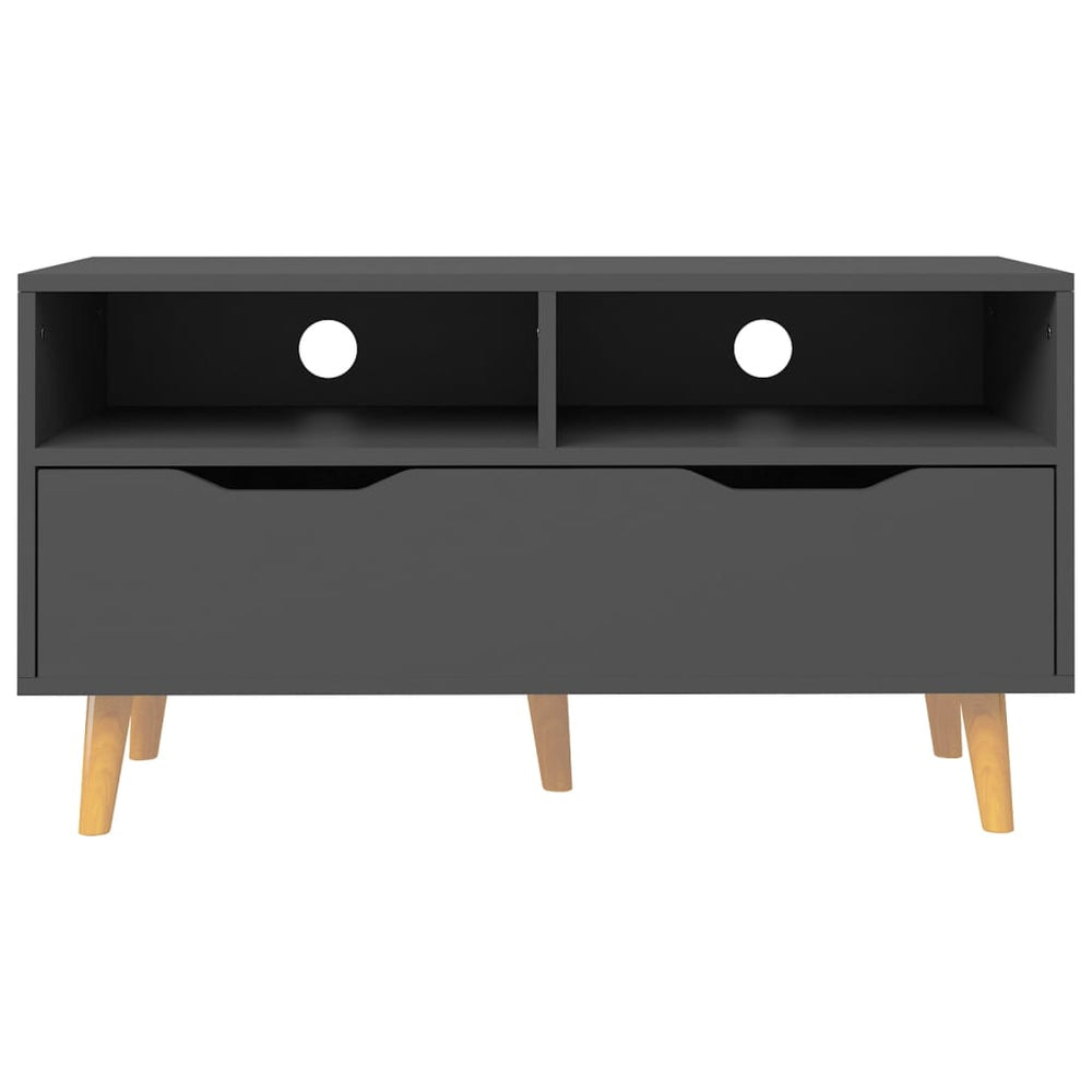 Tv-meubel 90x40x48,5 cm bewerkt hout grijs MeubelReus