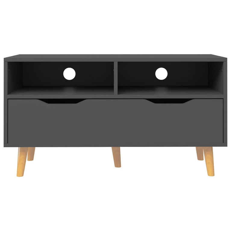 Tv-meubel 90x40x48,5 cm bewerkt hout grijs MeubelReus
