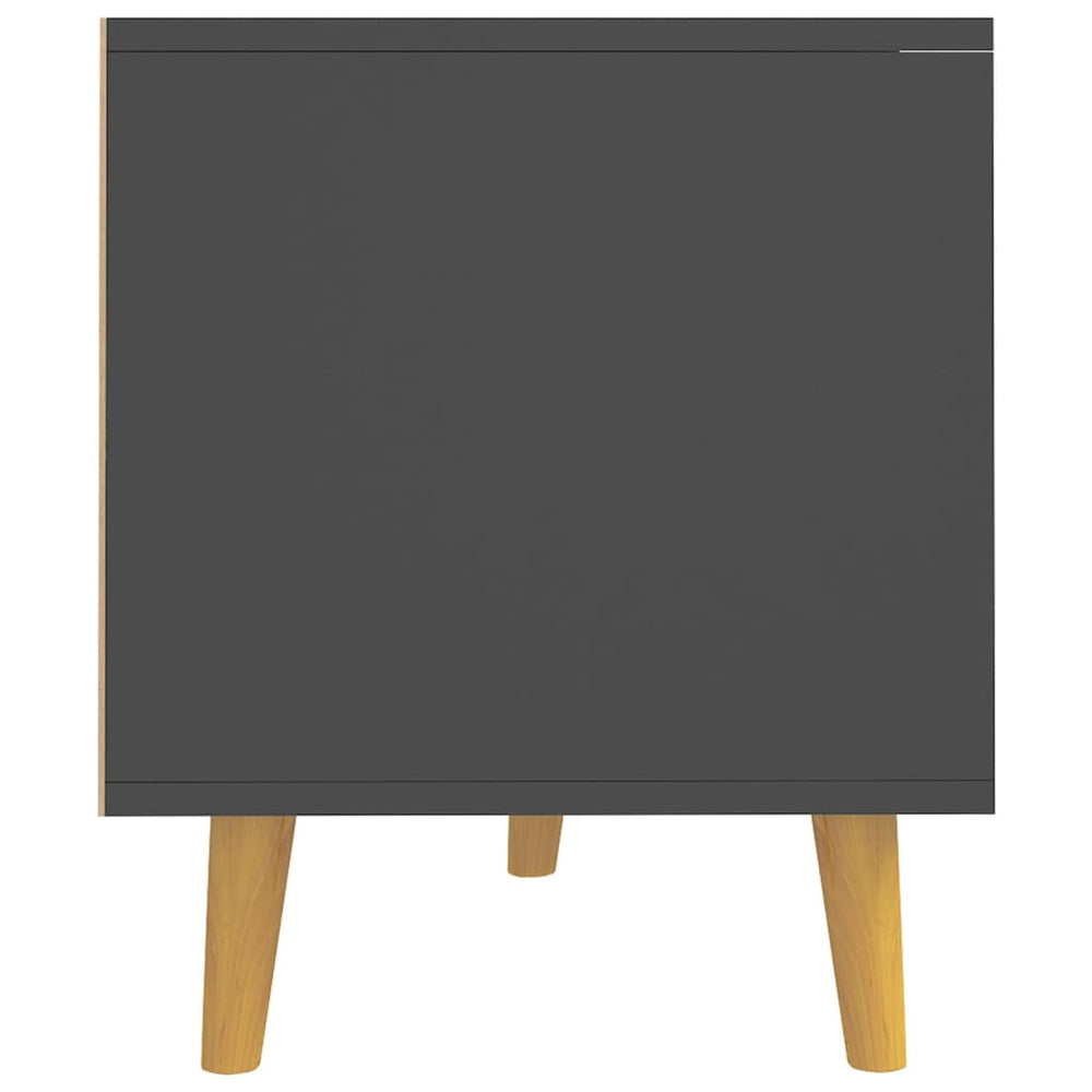 Tv-meubel 90x40x48,5 cm bewerkt hout grijs MeubelReus