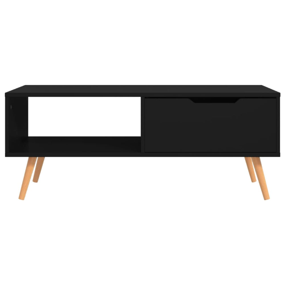 Salontafel 100x49,5x43 cm spaanplaat zwart MeubelReus
