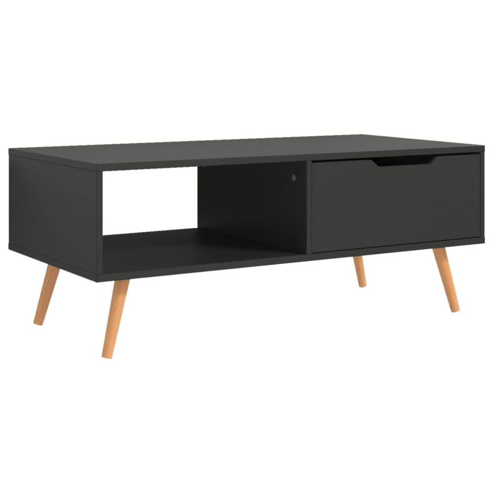 Salontafel 100x49,5x43 cm spaanplaat grijs MeubelReus