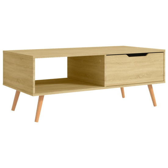 Salontafel 100x49,5x43 cm spaanplaat sonoma eikenkleurig MeubelReus