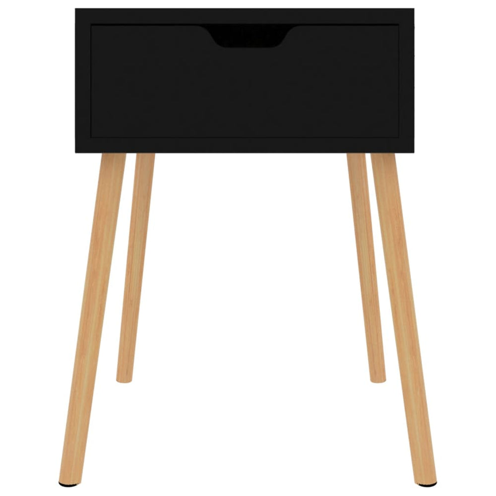 Nachtkastjes 2 st 40x40x56 cm spaanplaat zwart MeubelReus