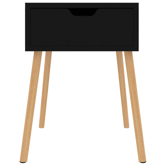 Nachtkastjes 2 st 40x40x56 cm spaanplaat zwart MeubelReus