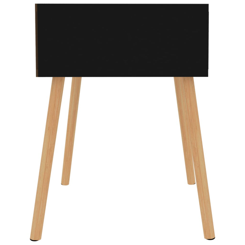Nachtkastjes 2 st 40x40x56 cm spaanplaat zwart MeubelReus