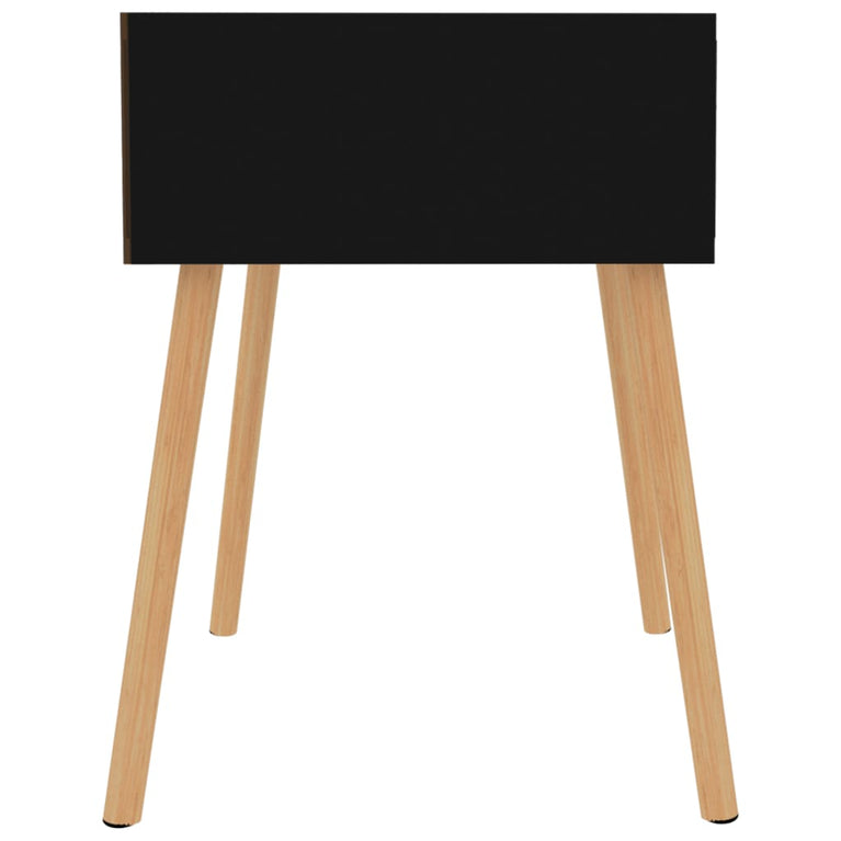 Nachtkastjes 2 st 40x40x56 cm spaanplaat zwart MeubelReus