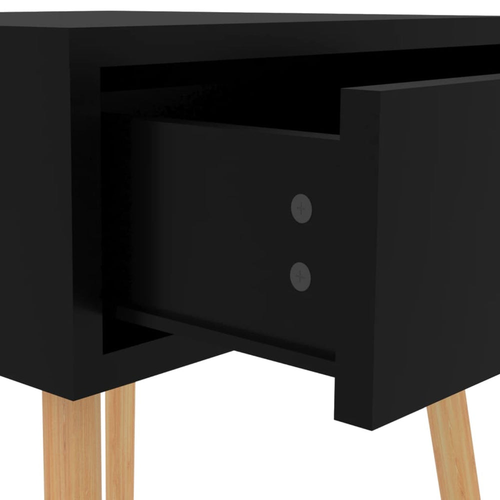 Nachtkastjes 2 st 40x40x56 cm spaanplaat zwart MeubelReus