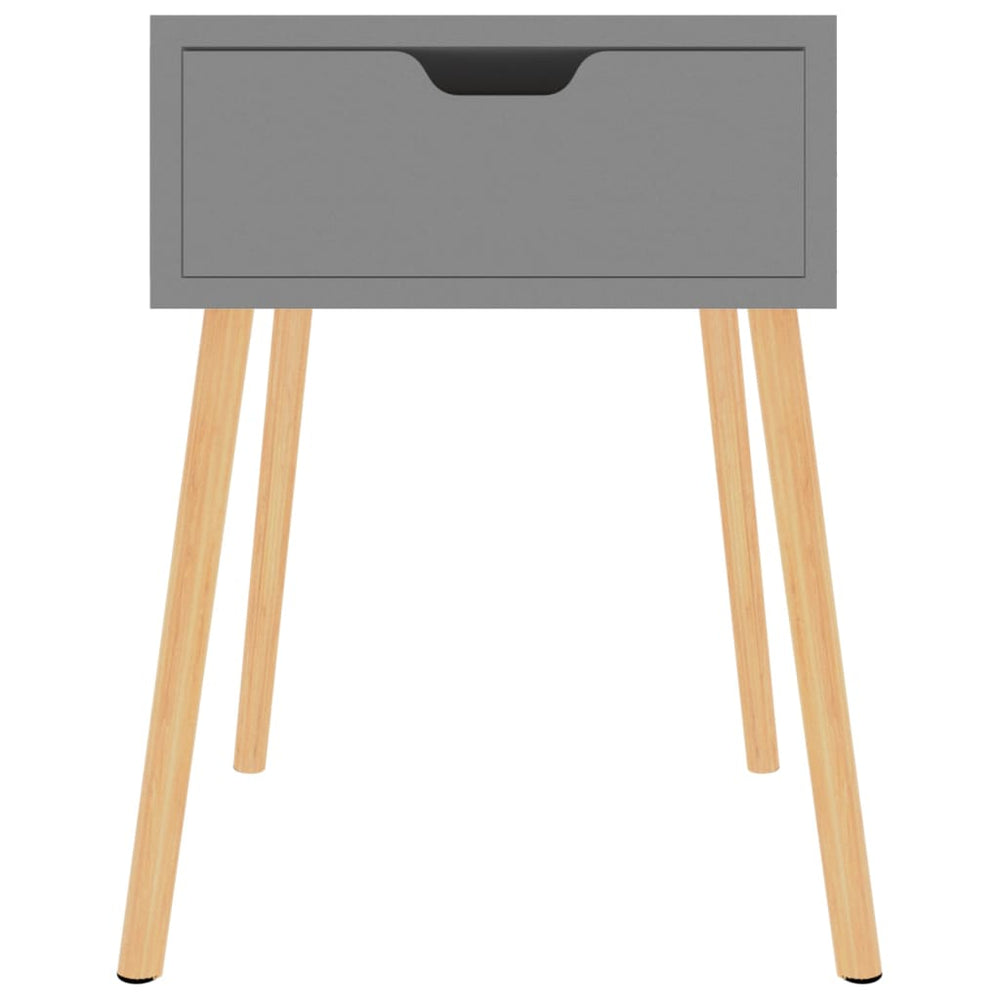 Nachtkastjes 2 st 40x40x56 cm spaanplaat grijs MeubelReus