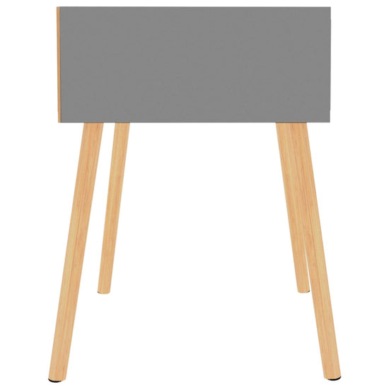 Nachtkastjes 2 st 40x40x56 cm spaanplaat grijs MeubelReus