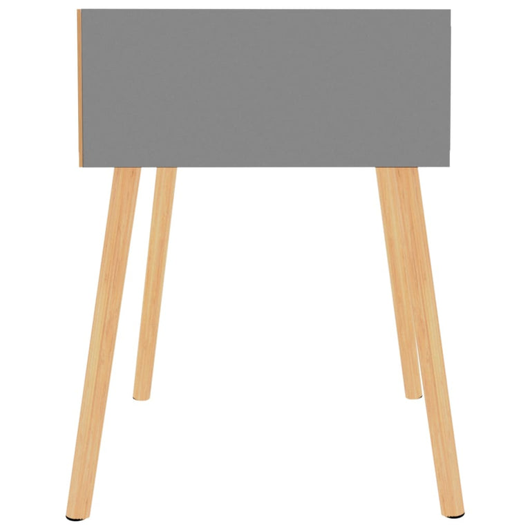 Nachtkastjes 2 st 40x40x56 cm spaanplaat grijs MeubelReus