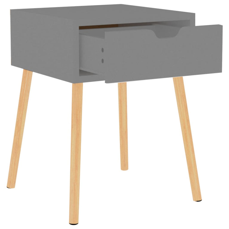 Nachtkastjes 2 st 40x40x56 cm spaanplaat grijs MeubelReus