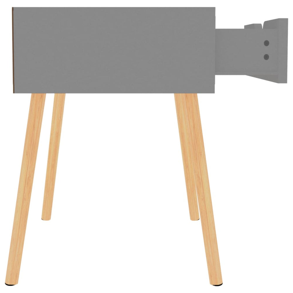 Nachtkastjes 2 st 40x40x56 cm spaanplaat grijs MeubelReus