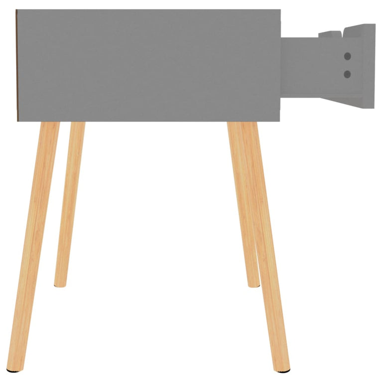 Nachtkastjes 2 st 40x40x56 cm spaanplaat grijs MeubelReus