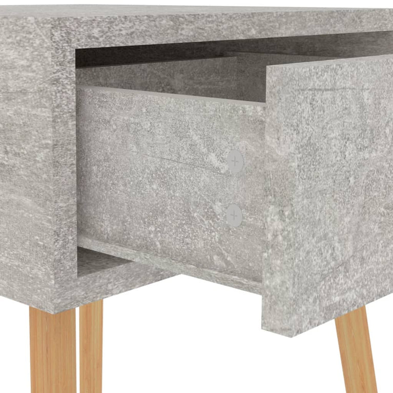 Nachtkastjes 2 st 40x40x56 cm spaanplaat betongrijs MeubelReus