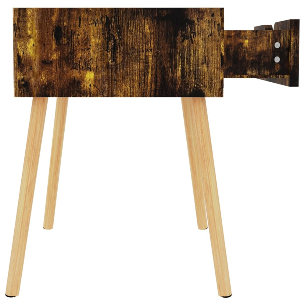 Nachtkastjes 2 st 40x40x56 cm spaanplaat gerookt eikenkleurig MeubelReus