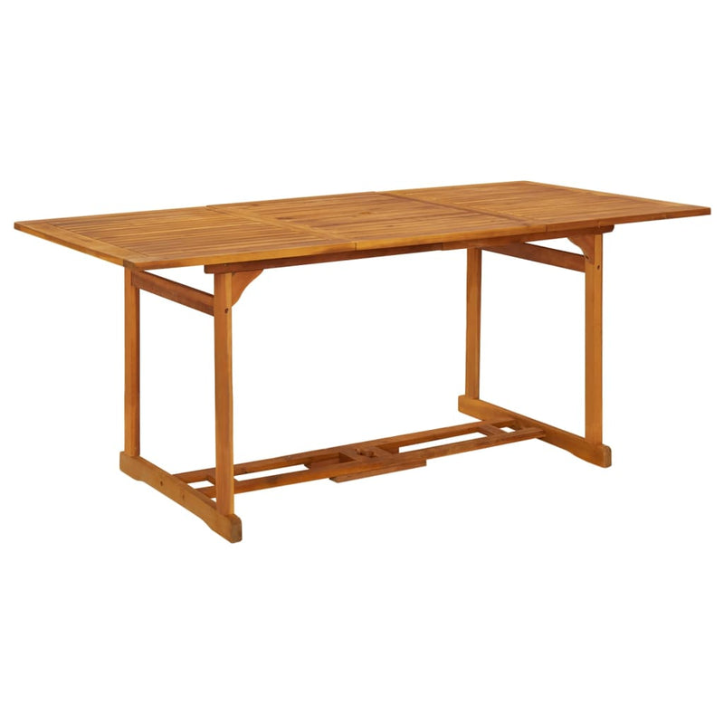 Tuintafel 180x90x75 cm massief acaciahout MeubelReus