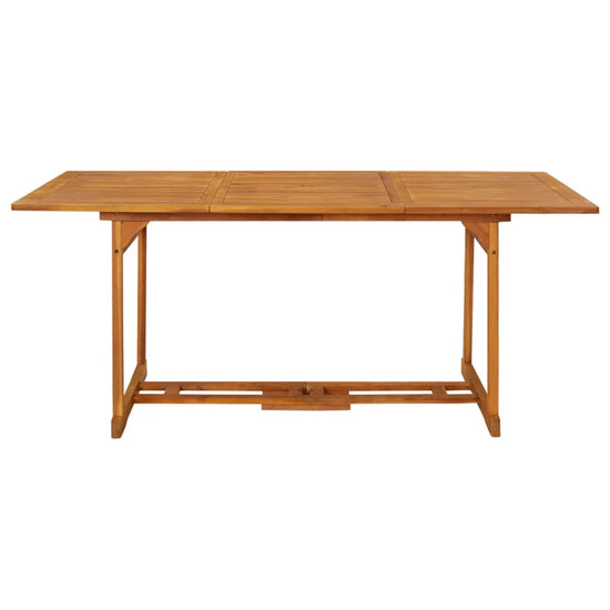 Tuintafel 180x90x75 cm massief acaciahout MeubelReus