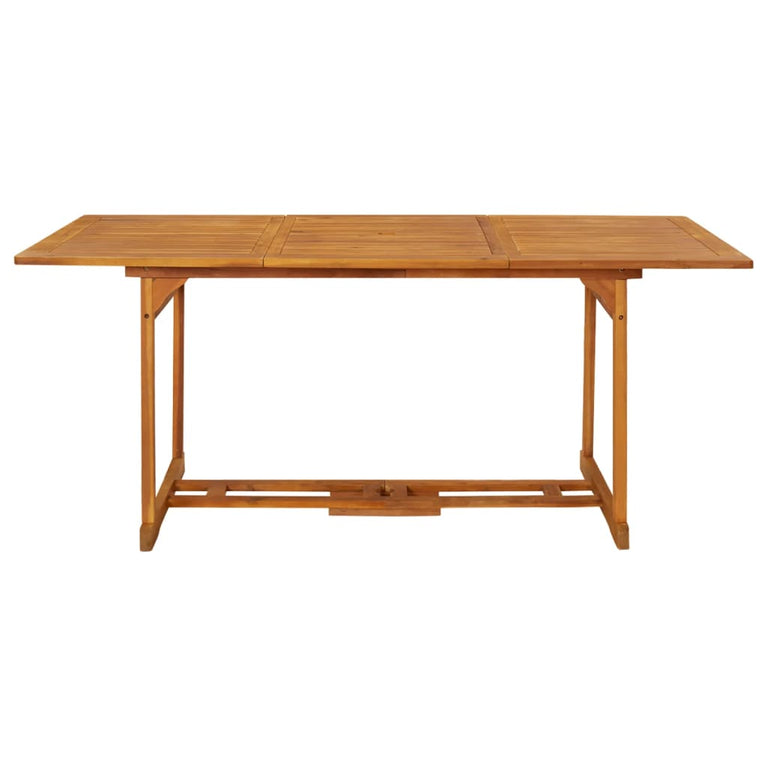 Tuintafel 180x90x75 cm massief acaciahout MeubelReus