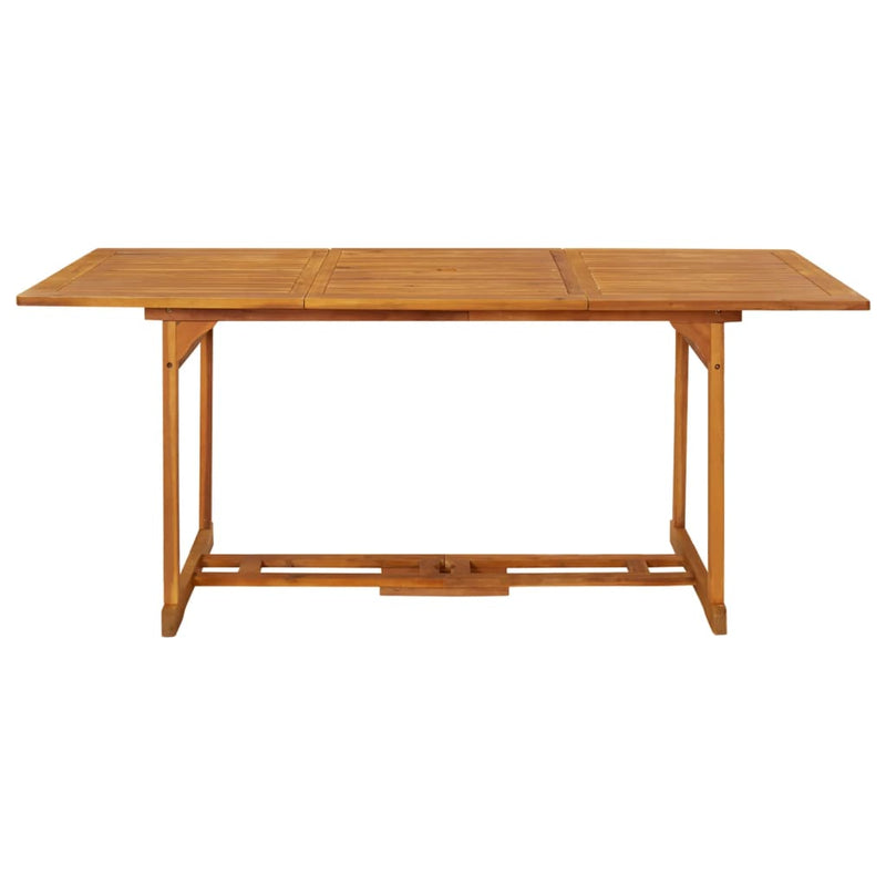 Tuintafel 180x90x75 cm massief acaciahout MeubelReus