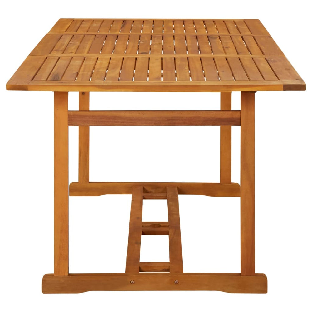 Tuintafel 180x90x75 cm massief acaciahout MeubelReus