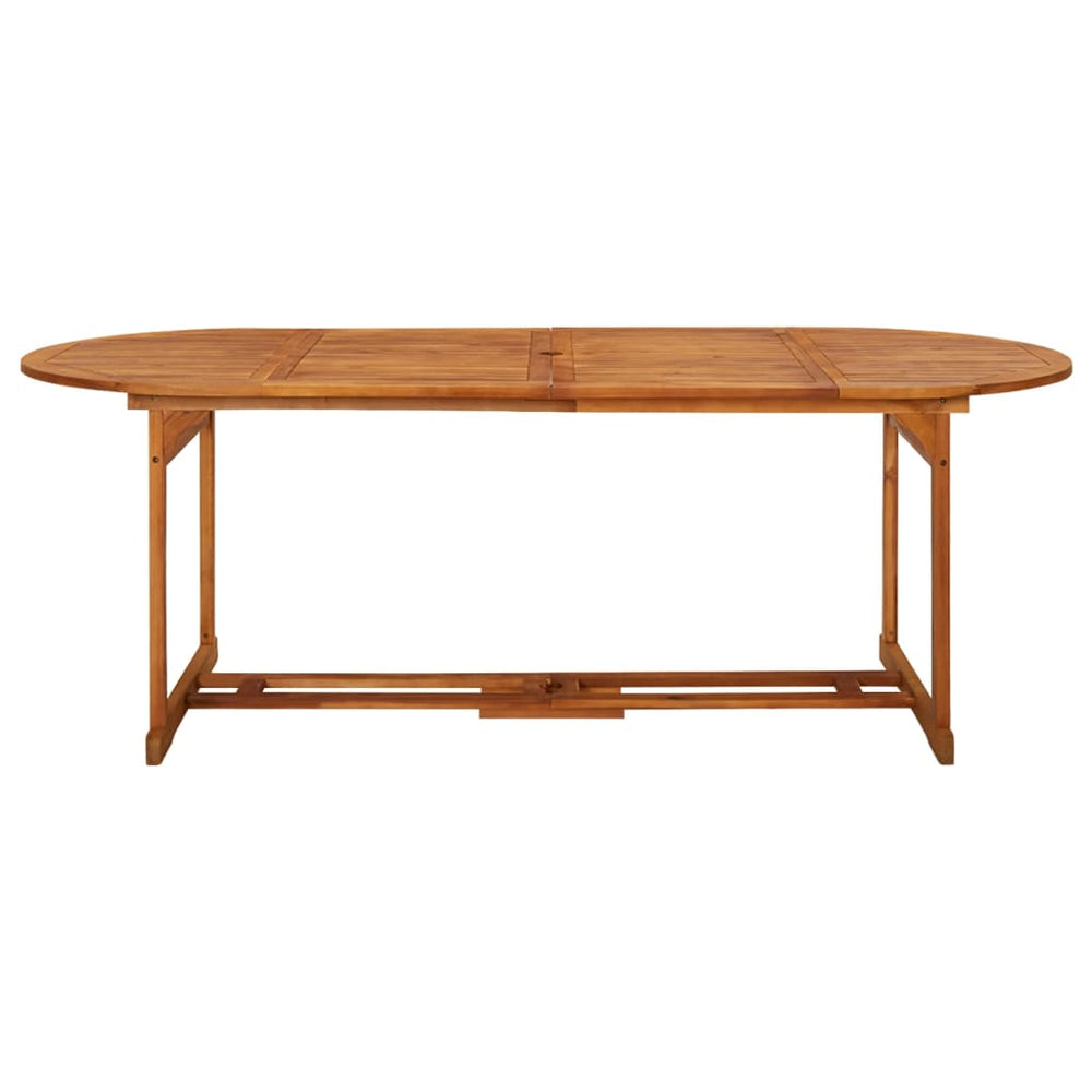 Tuintafel 220x90x75 cm massief acaciahout MeubelReus