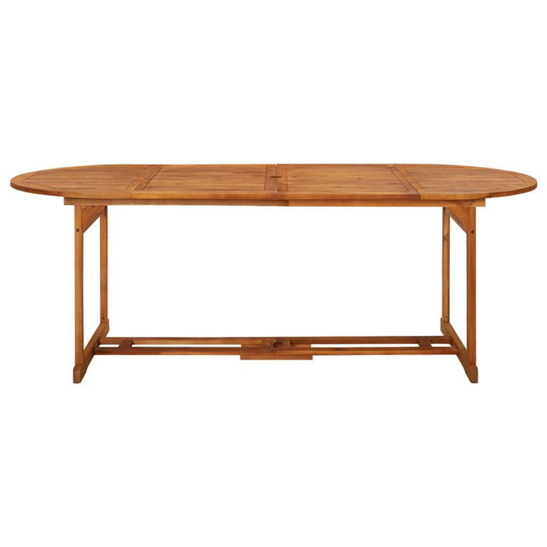 Tuintafel 220x90x75 cm massief acaciahout MeubelReus