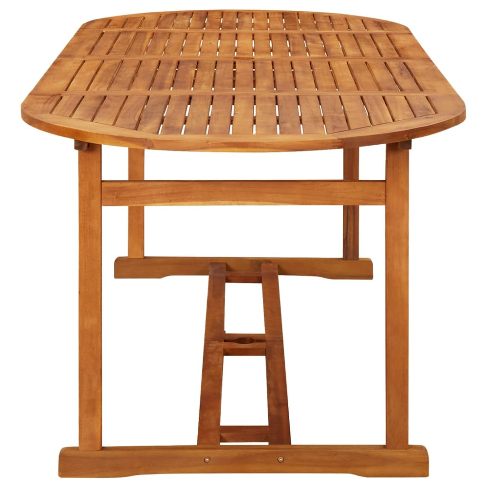Tuintafel 220x90x75 cm massief acaciahout MeubelReus