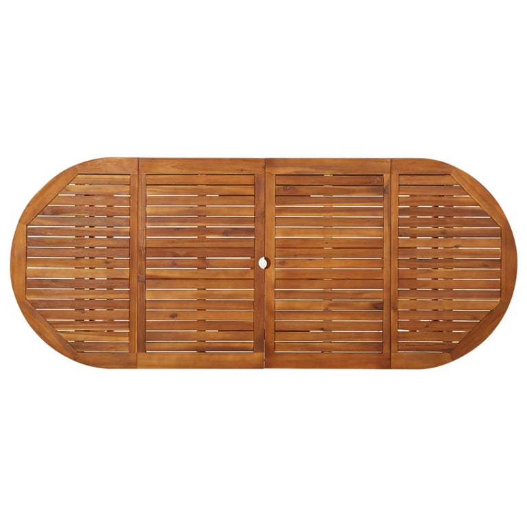 Tuintafel 220x90x75 cm massief acaciahout MeubelReus