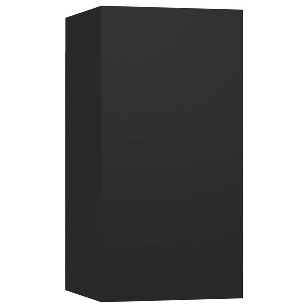 Tv-meubelen 2 st 30,5x30x60 cm spaanplaat zwart MeubelReus