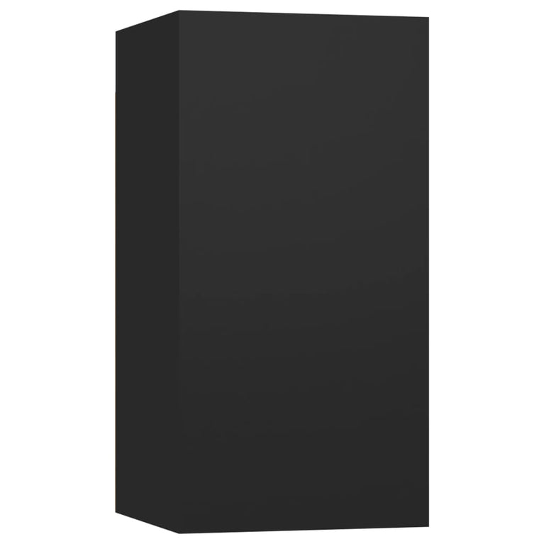 Tv-meubelen 2 st 30,5x30x60 cm spaanplaat zwart MeubelReus