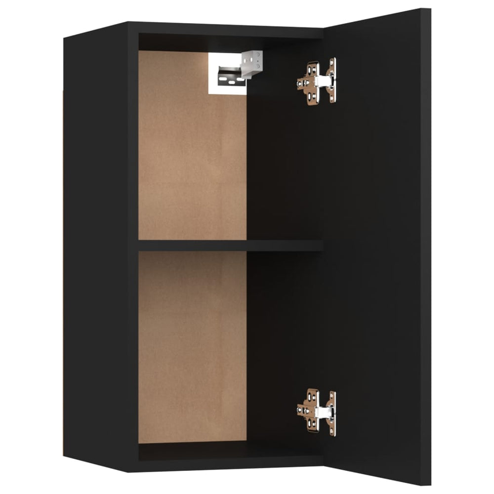 Tv-meubelen 2 st 30,5x30x60 cm spaanplaat zwart MeubelReus