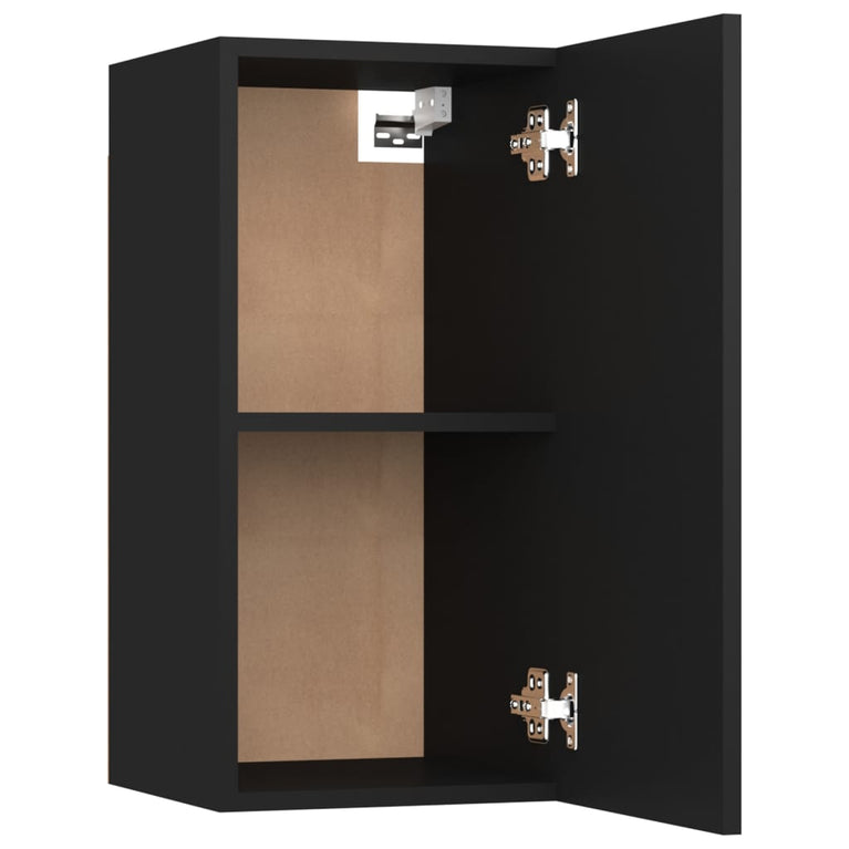 Tv-meubelen 2 st 30,5x30x60 cm spaanplaat zwart MeubelReus