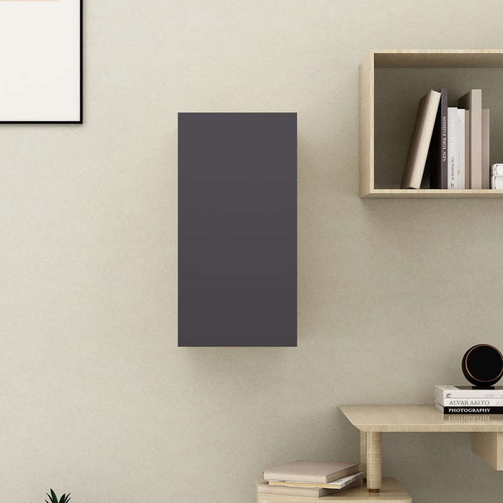 Tv-meubel 30,5x30x60 cm spaanplaat grijs MeubelReus