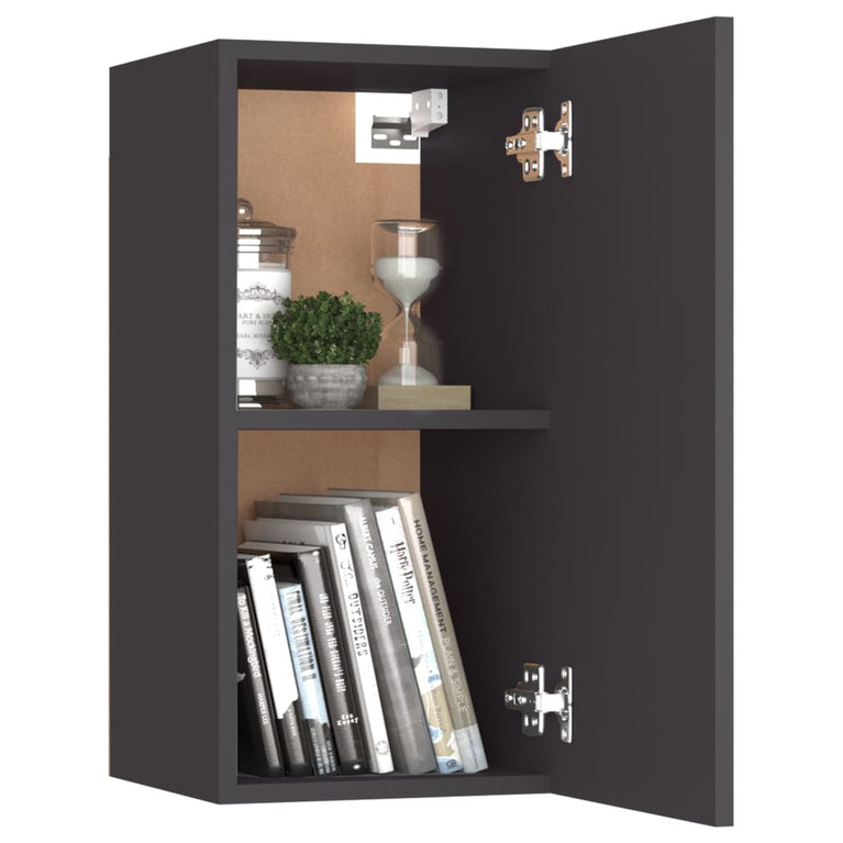 Tv-meubelen 2 st 30,5x30x60 cm spaanplaat grijs MeubelReus