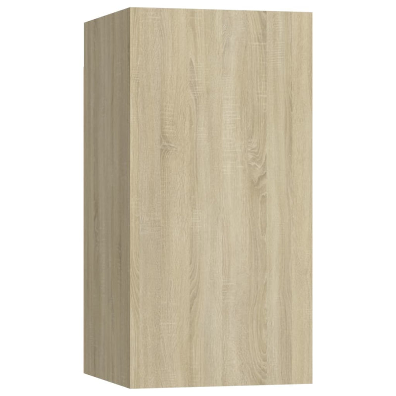 Tv-meubel 30,5x30x60 cm spaanplaat sonoma eikenkleurig MeubelReus