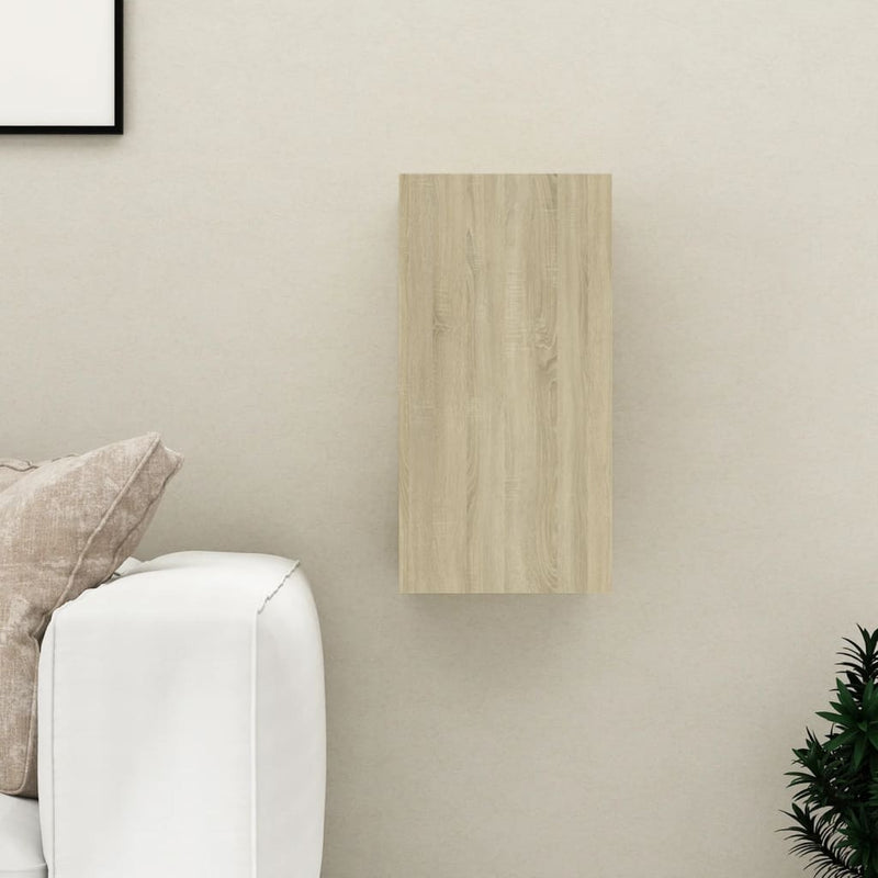 Tv-meubel 30,5x30x60 cm spaanplaat sonoma eikenkleurig MeubelReus