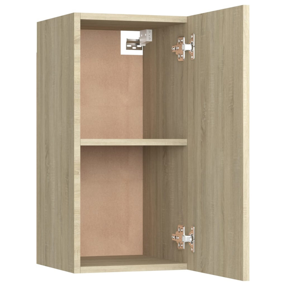 Tv-meubelen 2 st 30,5x30x60 cm spaanplaat sonoma eikenkleurig MeubelReus